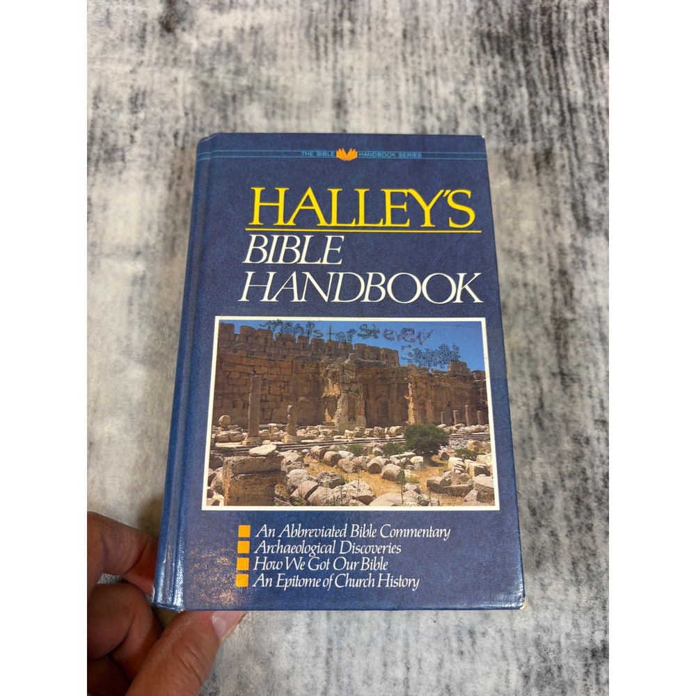 Halleys Bible Handbook Henry H Halley Zondervan Hardcover 0310257204 Blue